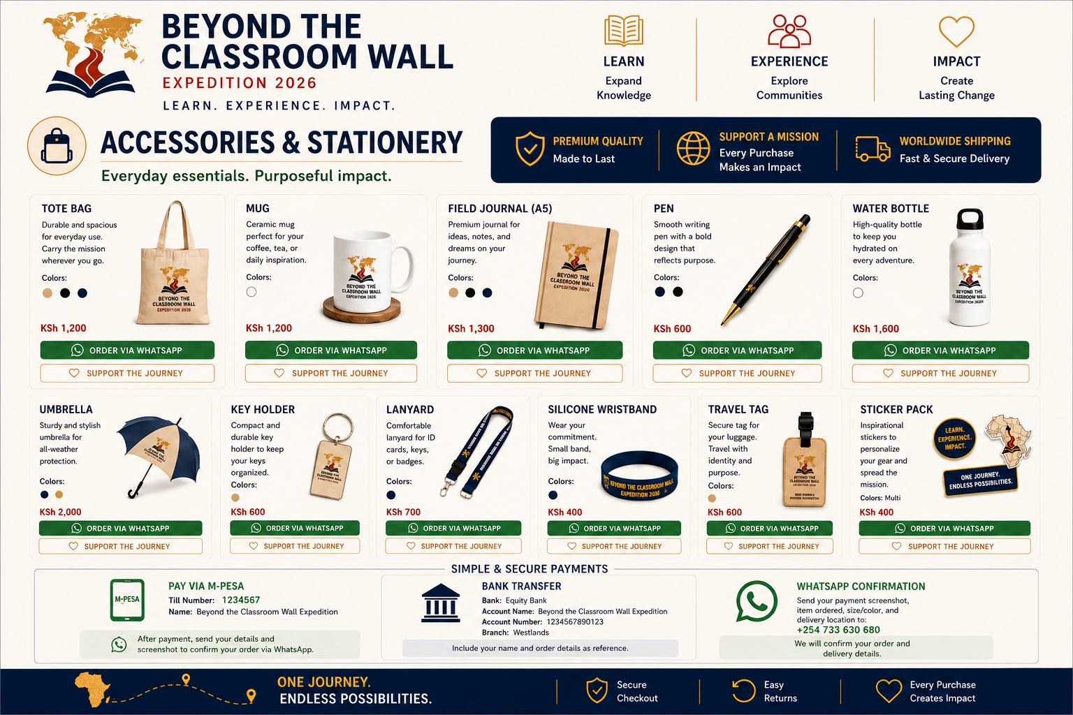 accessories and stationery updated